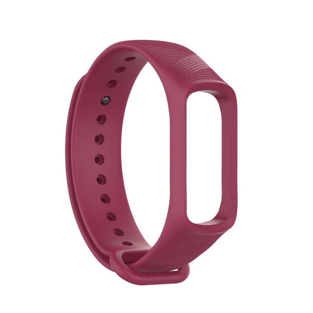 Mega holdbart Samsung Galaxy Fit-e Silikone Rem - Rød#serie_4