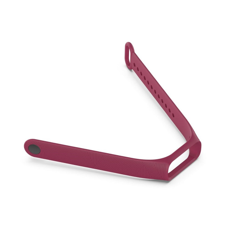Mega holdbart Samsung Galaxy Fit-e Silikone Rem - Rød#serie_4