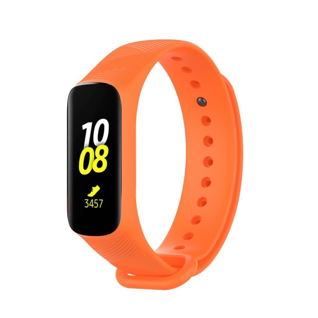 Mega holdbart Samsung Galaxy Fit-e Silikone Rem - Orange#serie_5