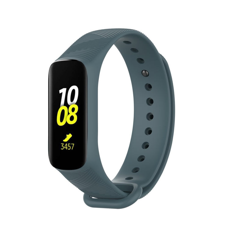 Mega holdbart Samsung Galaxy Fit-e Silikone Rem - Grøn#serie_8