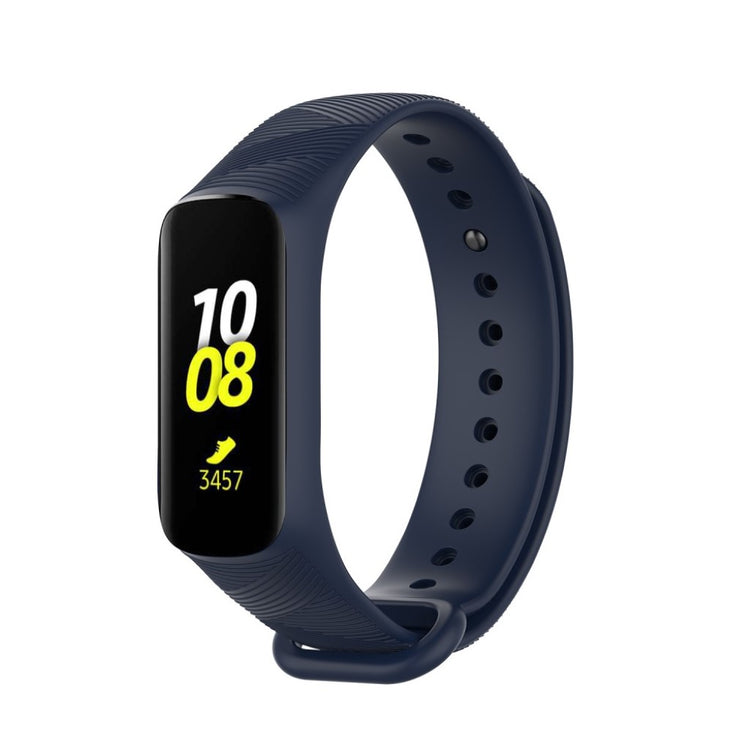 Mega holdbart Samsung Galaxy Fit-e Silikone Rem - Blå#serie_9