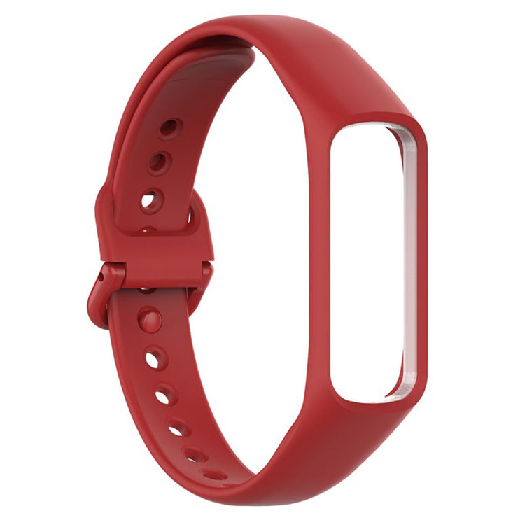 Mega fint Samsung Galaxy Fit-e Silikone Rem - Rød#serie_4