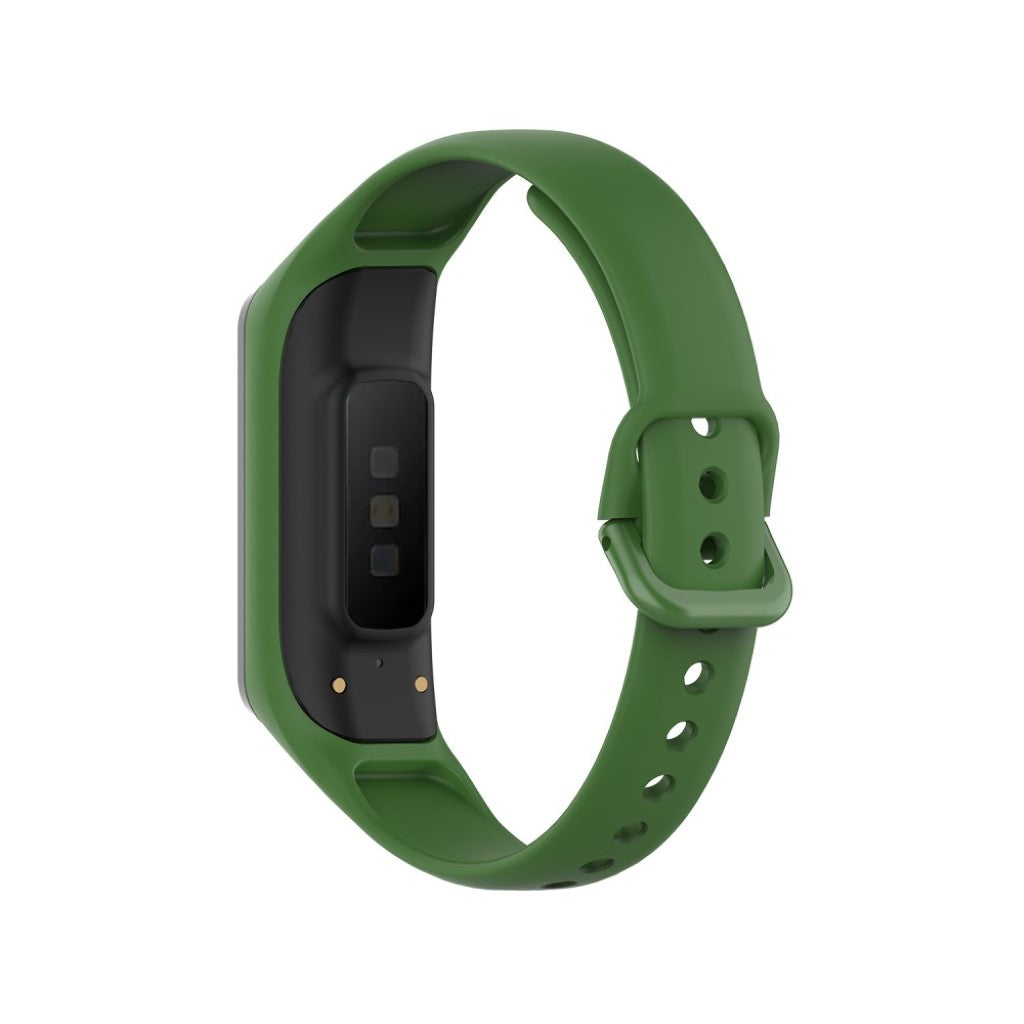 Mega fint Samsung Galaxy Fit-e Silikone Rem - Grøn#serie_8