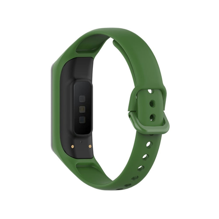 Mega fint Samsung Galaxy Fit-e Silikone Rem - Grøn#serie_8