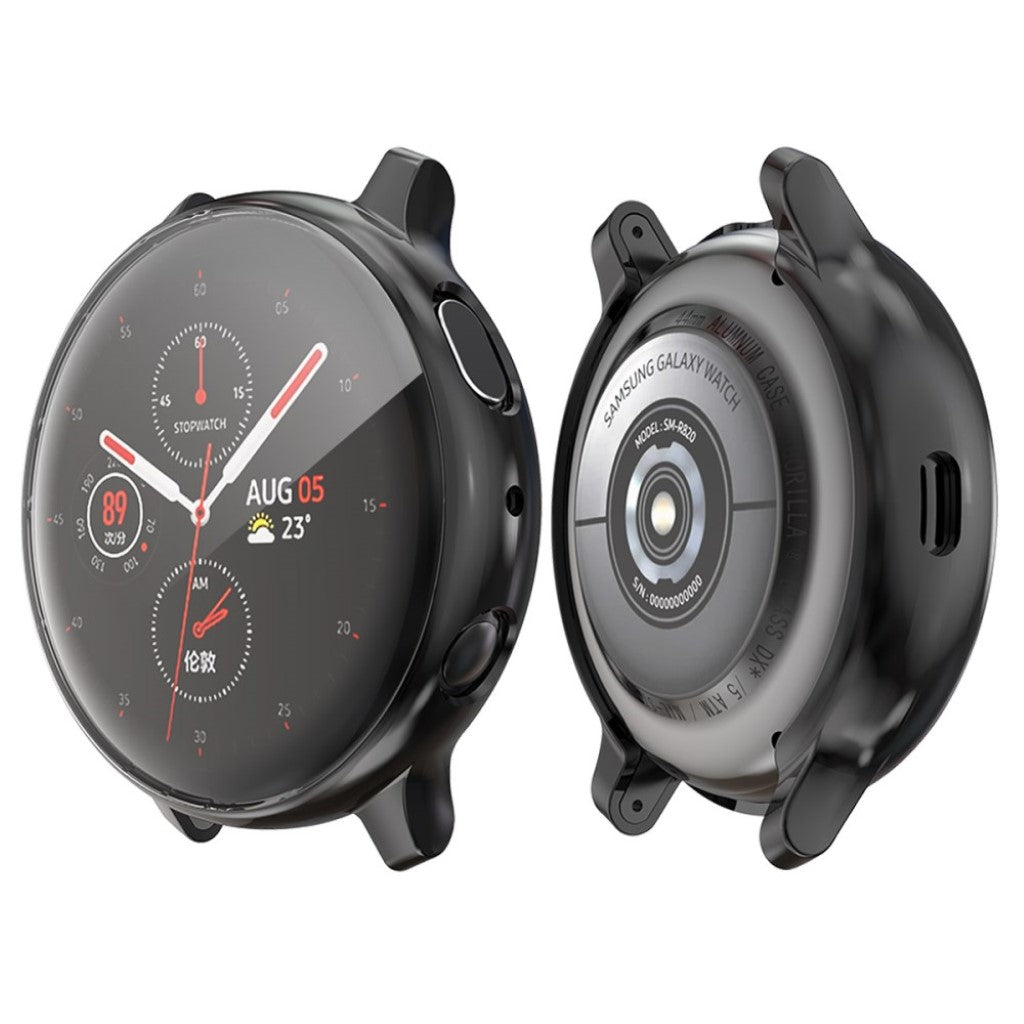 Super Pænt Samsung Galaxy Watch Active 2 - 40mm Silikone Cover - Sort#serie_1