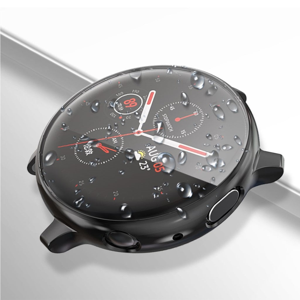 Super Pænt Samsung Galaxy Watch Active 2 - 40mm Silikone Cover - Sort#serie_1