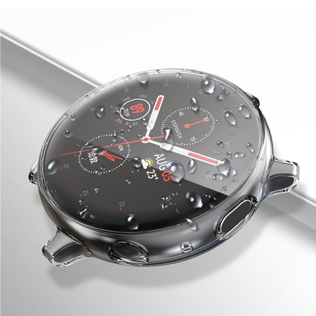Super Pænt Samsung Galaxy Watch Active 2 - 40mm Silikone Cover - Gennemsigtig#serie_2