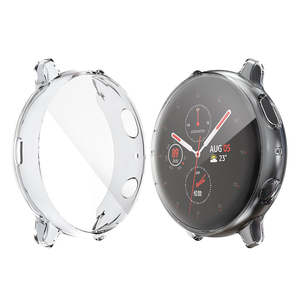 Super Pænt Samsung Galaxy Watch Active 2 - 40mm Silikone Cover - Gennemsigtig#serie_2