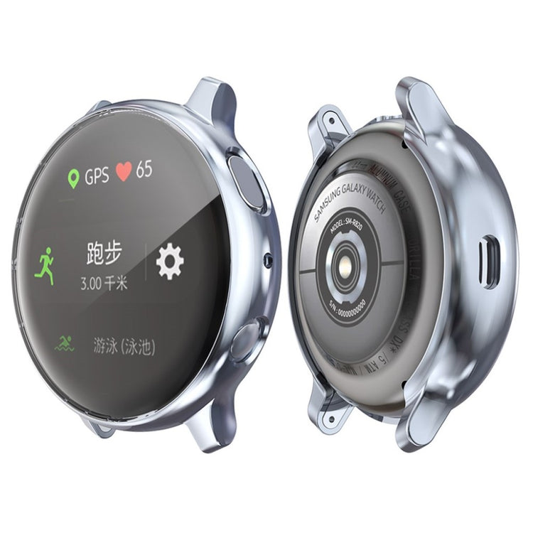 Super Pænt Samsung Galaxy Watch Active 2 - 40mm Silikone Cover - Sølv#serie_7