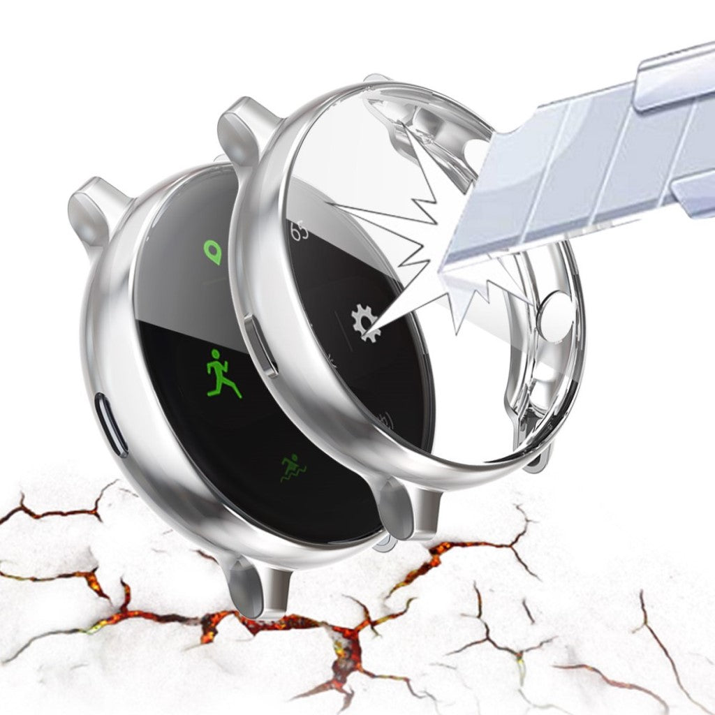 Meget Godt Samsung Galaxy Watch Active 2 - 40mm Silikone Cover - Sølv#serie_3