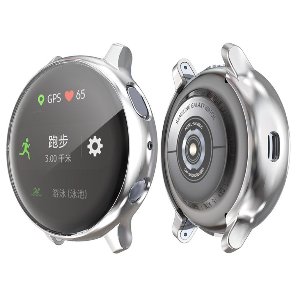 Meget Godt Samsung Galaxy Watch Active 2 - 40mm Silikone Cover - Sølv#serie_3