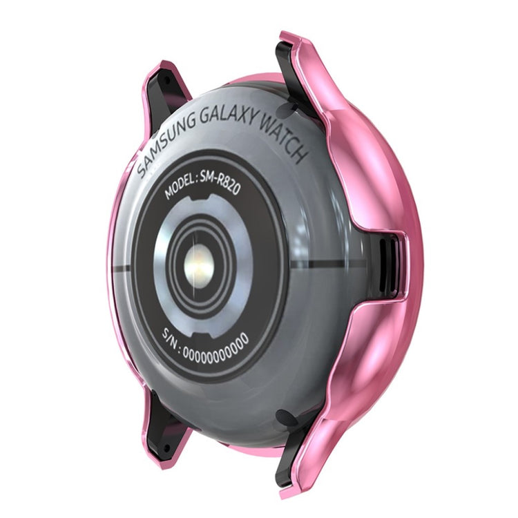 Samsung Galaxy Watch Active 2 - 40mm  Rhinsten og Silikone Bumper  - Pink#serie_4