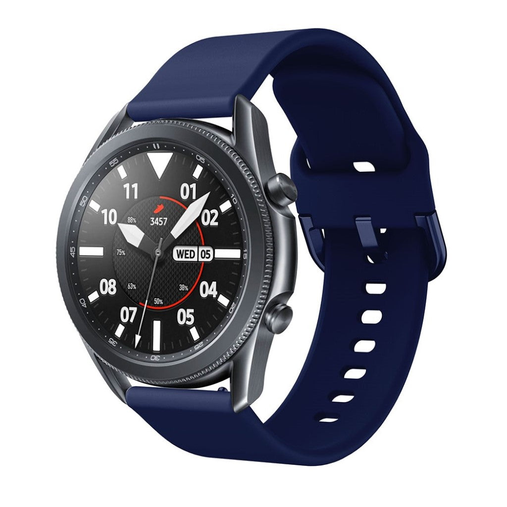 Vildt elegant Samsung Galaxy Watch 3 (45mm) Silikone Rem - Blå#serie_10