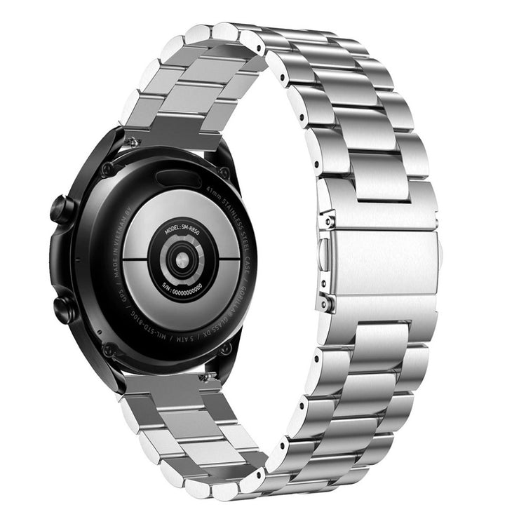 Helt vildt pænt Samsung Galaxy Watch 3 (45mm) Metal Rem - Sølv#serie_9