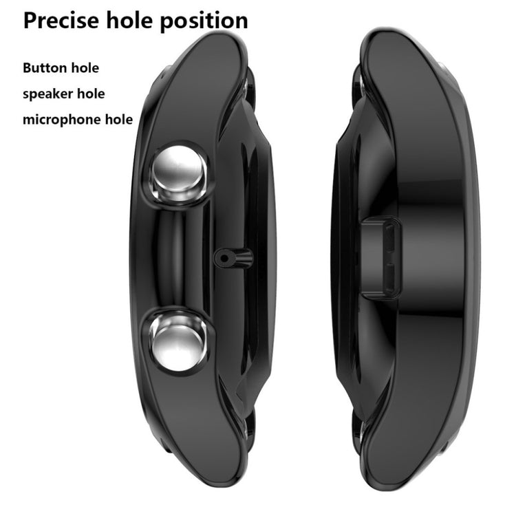 Fint Samsung Galaxy Watch 3 (45mm) Silikone Cover - Sort#serie_1
