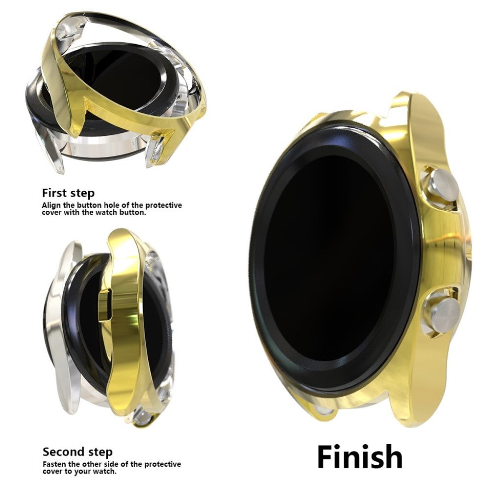 Fint Samsung Galaxy Watch 3 (45mm) Silikone Cover - Guld#serie_4