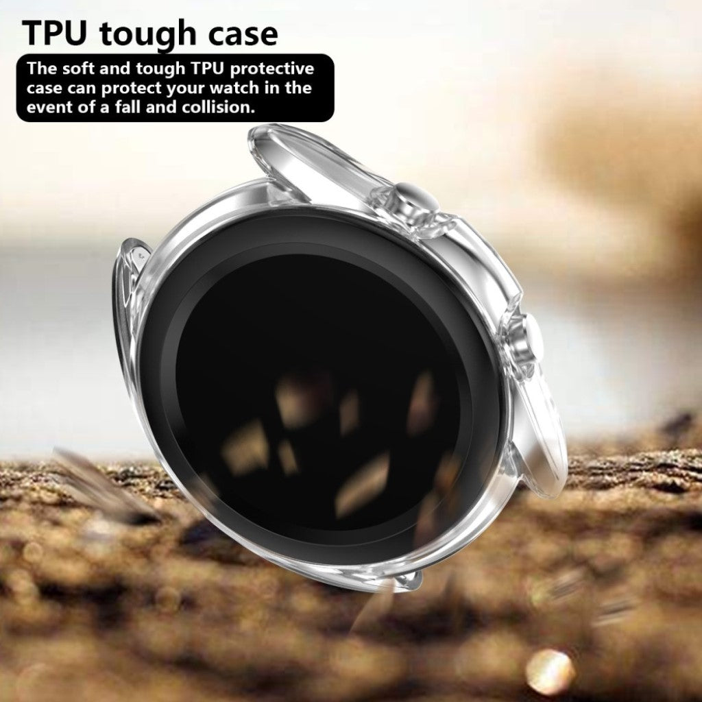 Fint Samsung Galaxy Watch 3 (45mm) Silikone Cover - Gennemsigtig#serie_7