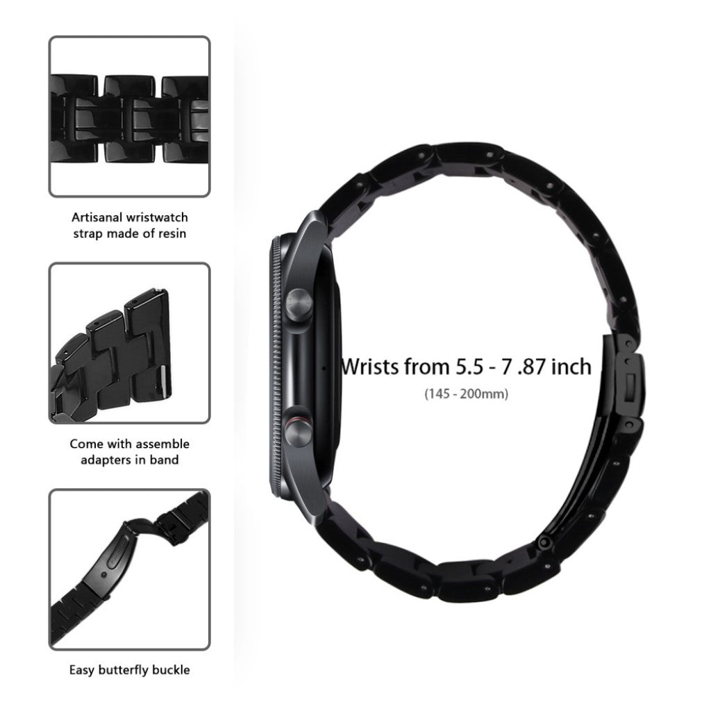 Helt vildt nydelig Samsung Galaxy Watch 3 (45mm)  Rem - Sort#serie_1