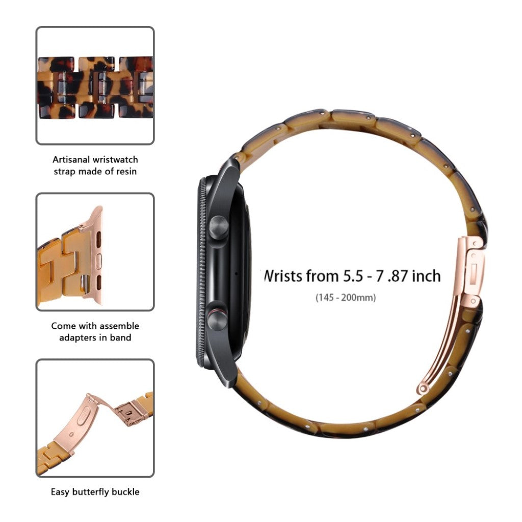 Helt vildt nydelig Samsung Galaxy Watch 3 (45mm)  Rem - Brun#serie_15