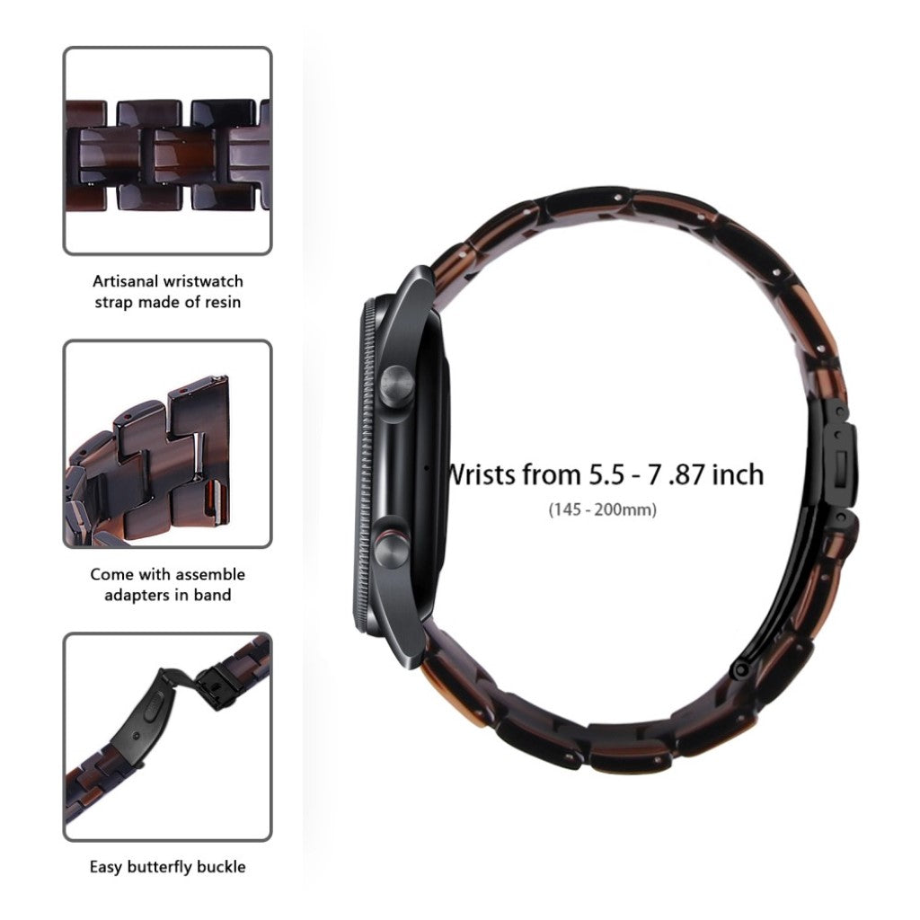 Helt vildt nydelig Samsung Galaxy Watch 3 (45mm)  Rem - Brun#serie_17