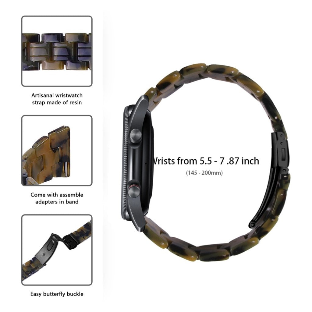Helt vildt nydelig Samsung Galaxy Watch 3 (45mm)  Rem - Grøn#serie_18