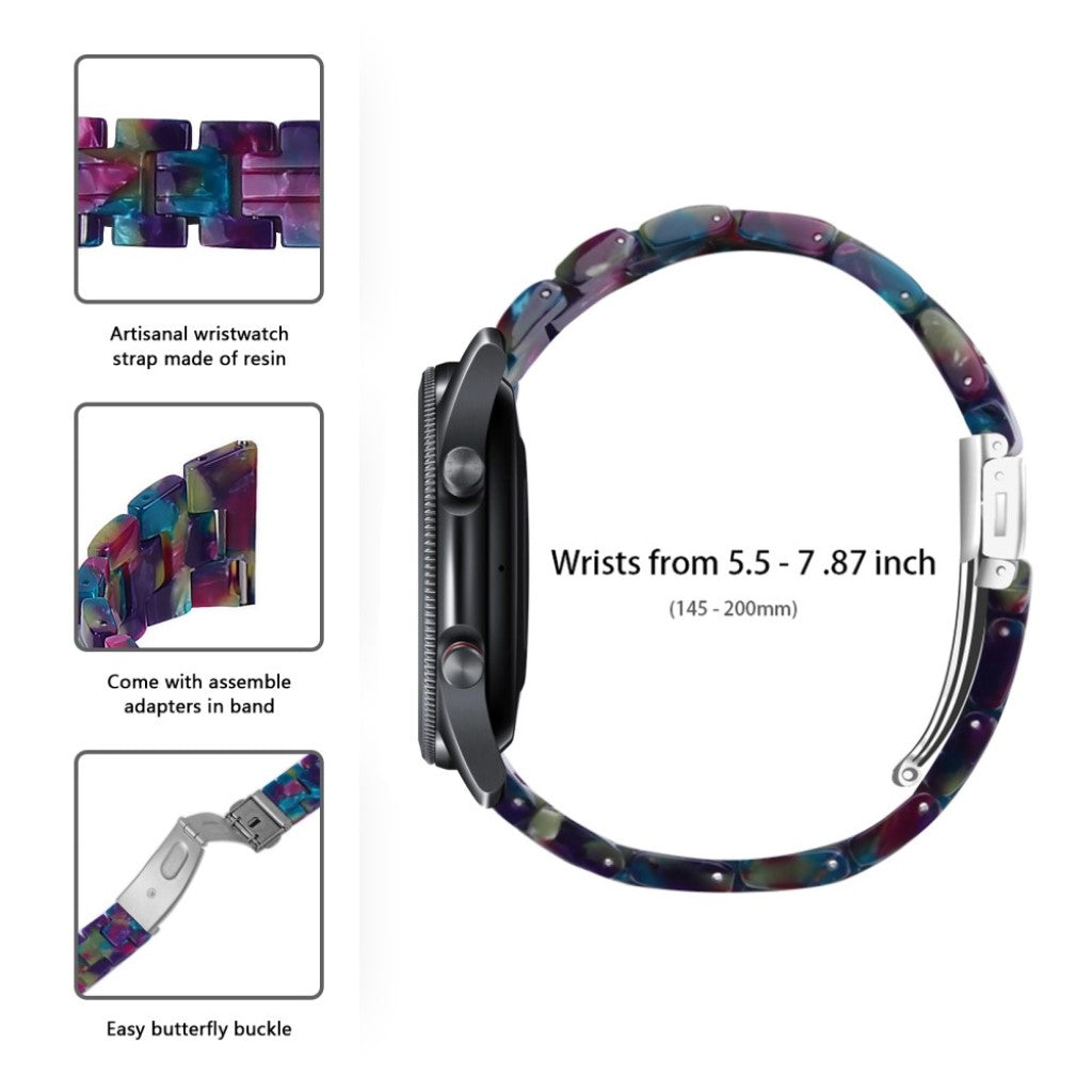 Helt vildt nydelig Samsung Galaxy Watch 3 (45mm)  Rem - Flerfarvet#serie_20