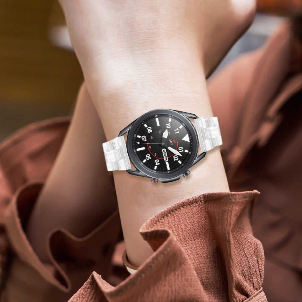 Helt vildt nydelig Samsung Galaxy Watch 3 (45mm)  Rem - Gennemsigtig#serie_3