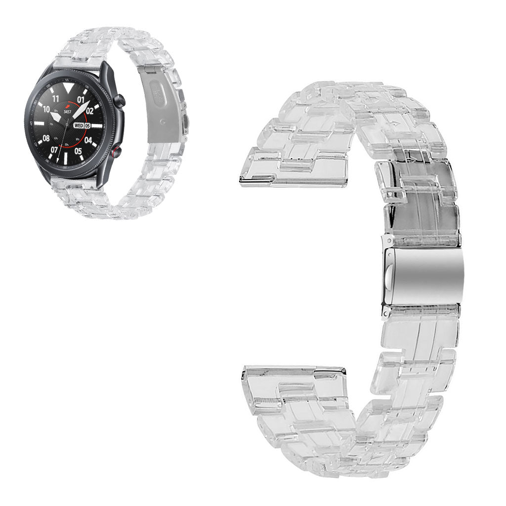 Helt vildt nydelig Samsung Galaxy Watch 3 (45mm)  Rem - Gennemsigtig#serie_3