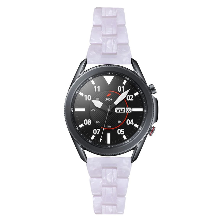 Helt vildt nydelig Samsung Galaxy Watch 3 (45mm)  Rem - Hvid#serie_4