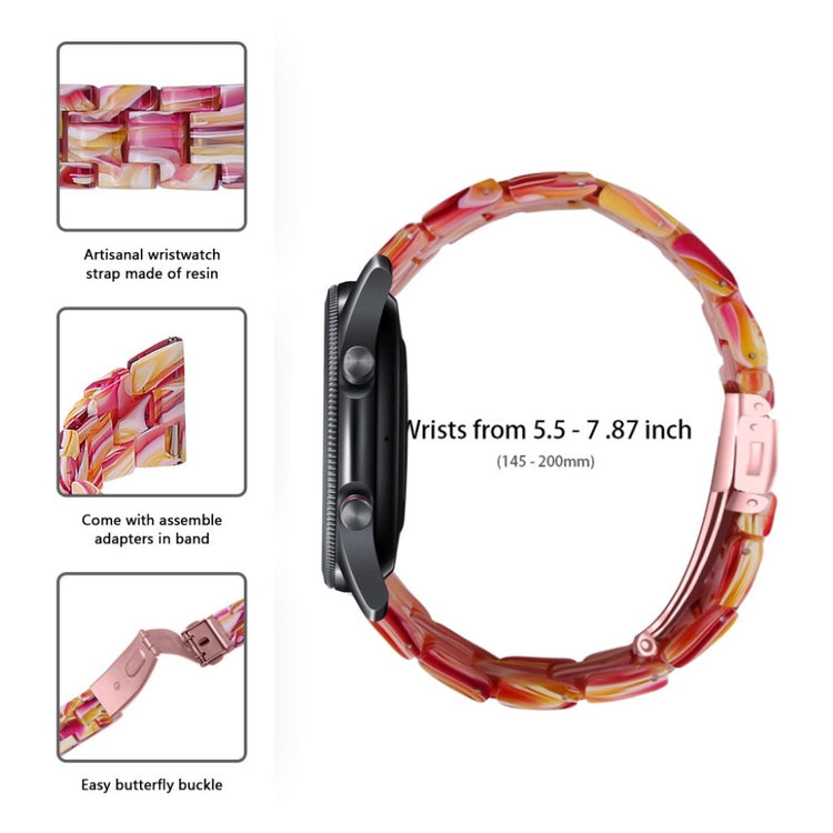 Helt vildt nydelig Samsung Galaxy Watch 3 (45mm)  Rem - Rød#serie_8