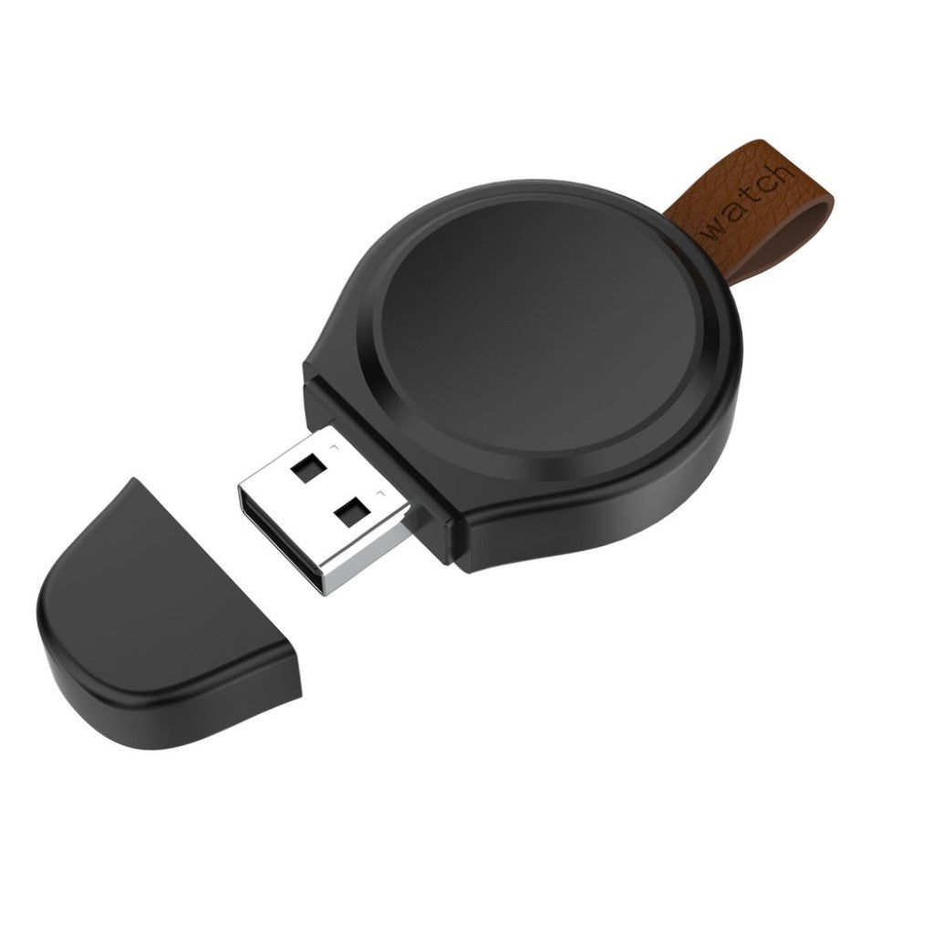 Plastik Universal Samsung Smartwatch Trådløs  Ladestation - Sort#serie_1