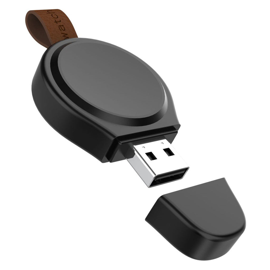 Plastik Universal Samsung Smartwatch Trådløs  Ladestation - Sort#serie_1