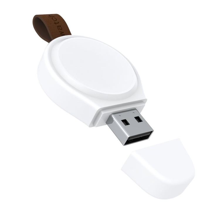 Plastik Universal Samsung Smartwatch Trådløs  Ladestation - Hvid#serie_2