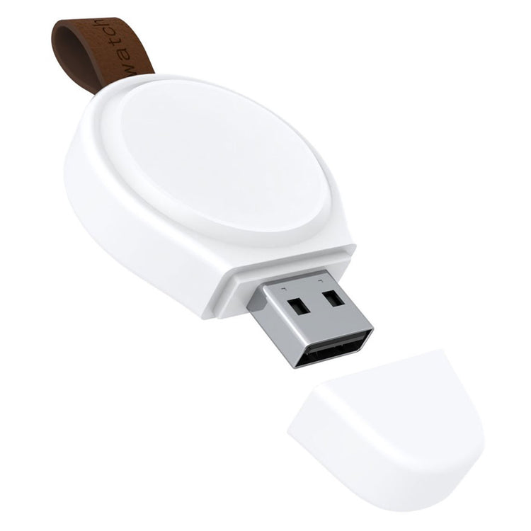 Plastik Universal Samsung Smartwatch Trådløs  Ladestation - Hvid#serie_2