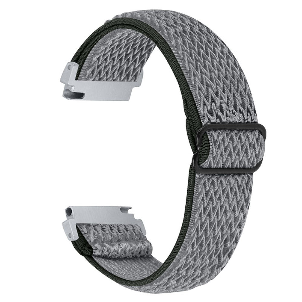  Samsung Galaxy Watch 3 (45mm) / Samsung Galaxy Watch (46mm) Nylon Rem - Sølv#serie_4