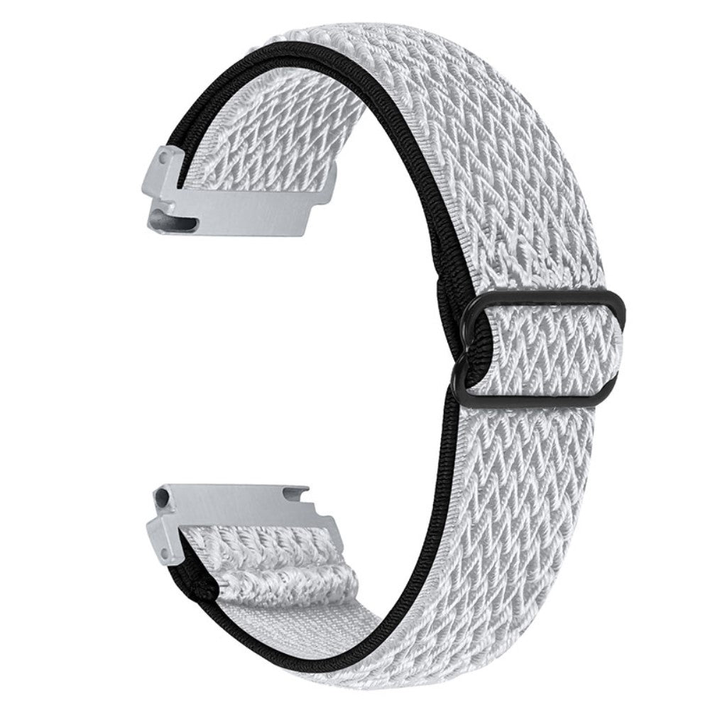  Samsung Galaxy Watch 3 (45mm) / Samsung Galaxy Watch (46mm) Nylon Rem - Hvid#serie_9