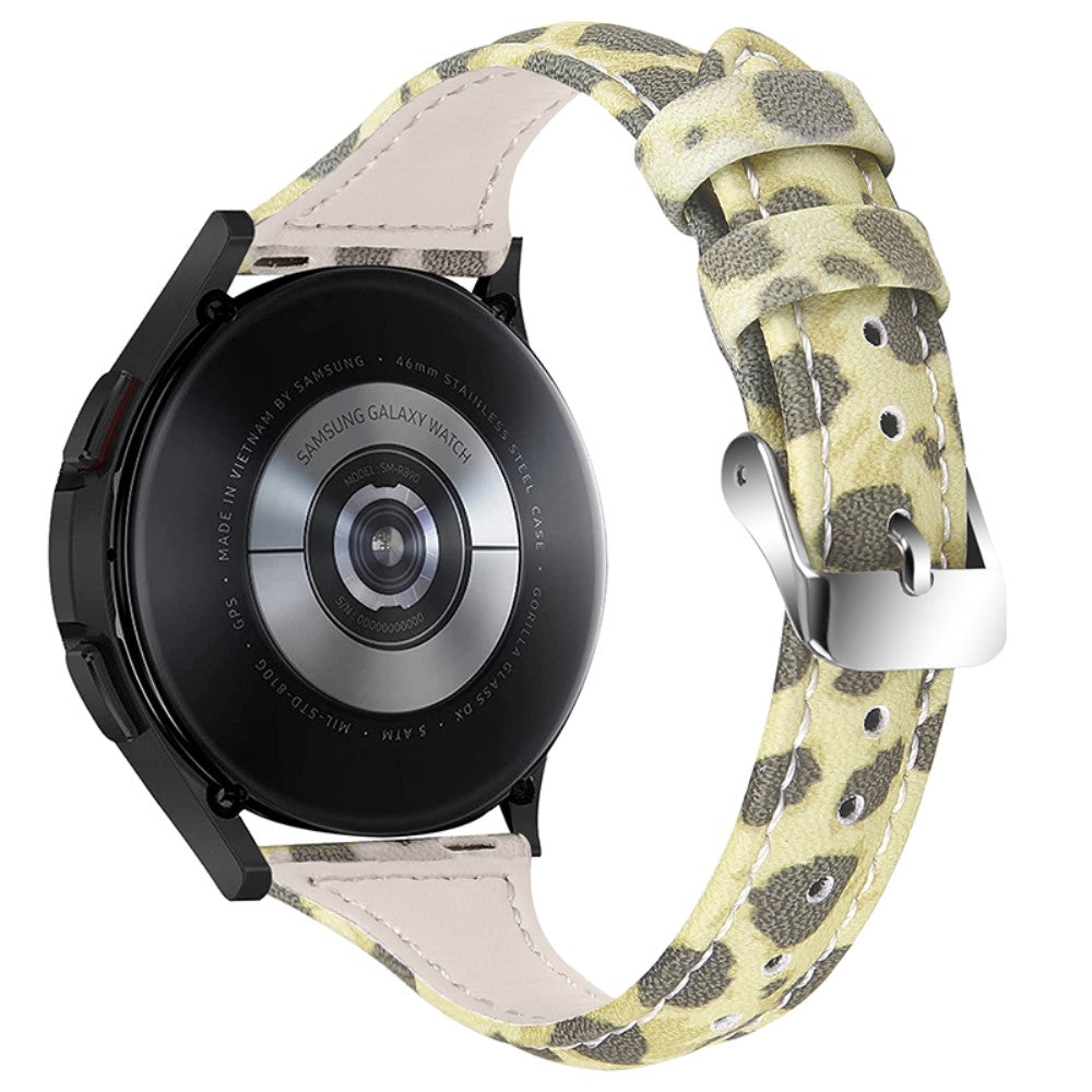  Samsung Galaxy Watch 3 (45mm) / Samsung Galaxy Watch (46mm) Ægte læder Rem - Flerfarvet#serie_3