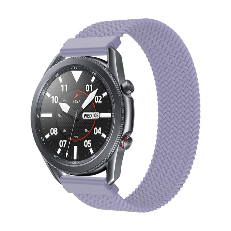 Mega nydelig Samsung Galaxy Watch 3 (45mm) Nylon Rem - Lilla#serie_21