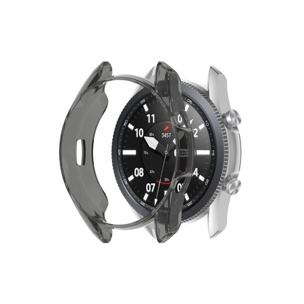 Fed Samsung Galaxy Watch 3 (41mm) Silikone Cover - Sort#serie_1