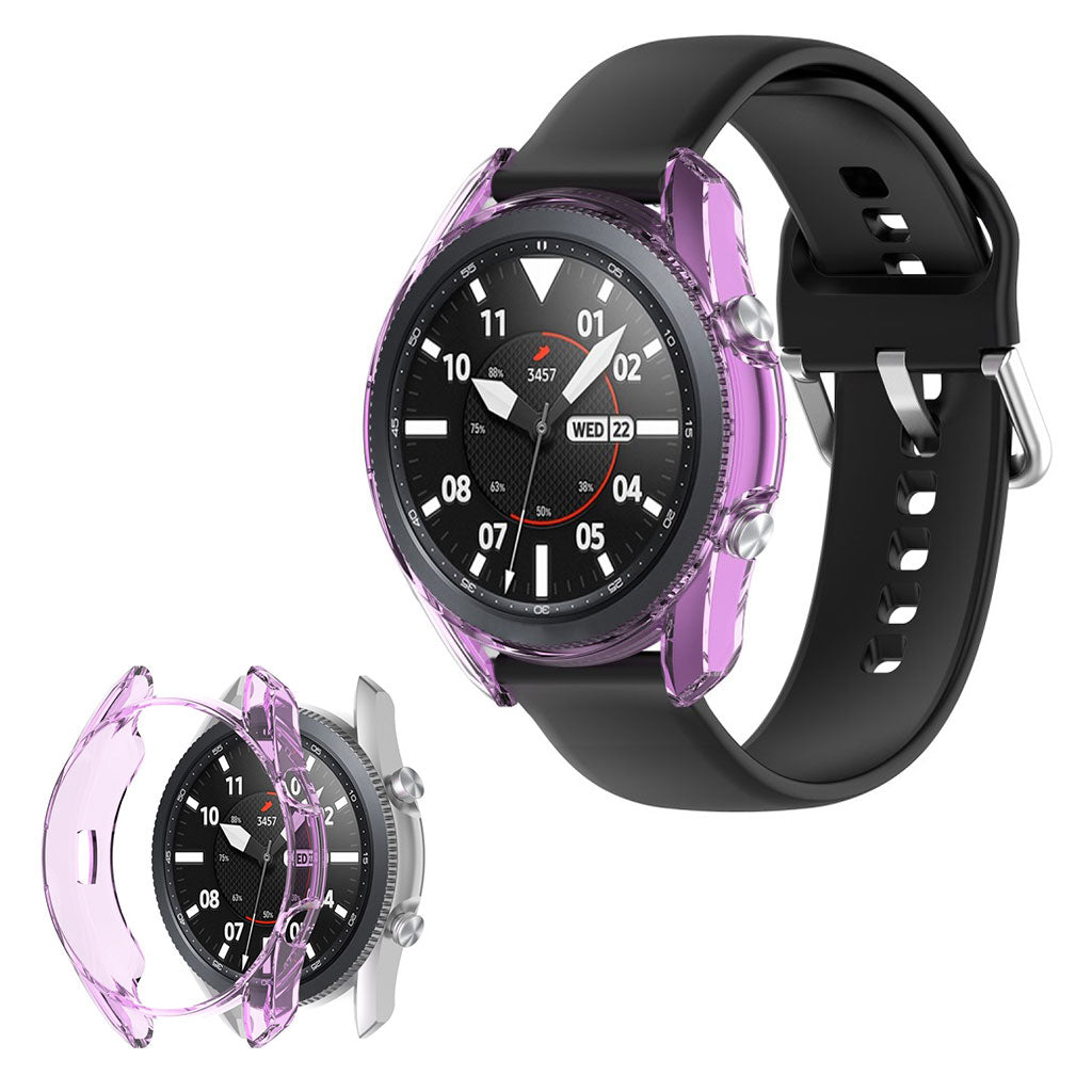 Fed Samsung Galaxy Watch 3 (41mm) Silikone Cover - Lilla#serie_5