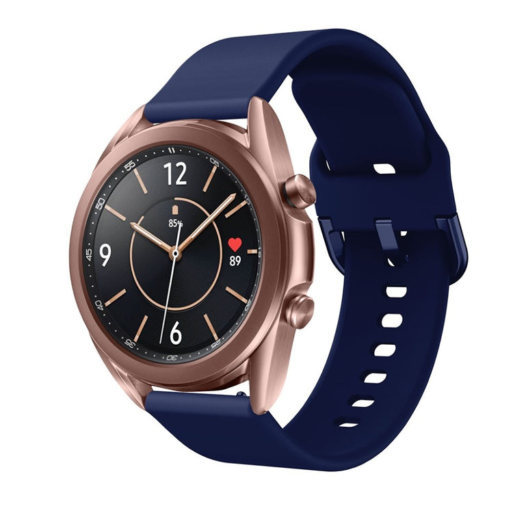 Helt vildt godt Samsung Galaxy Watch 3 (41mm) Silikone Rem - Blå#serie_10