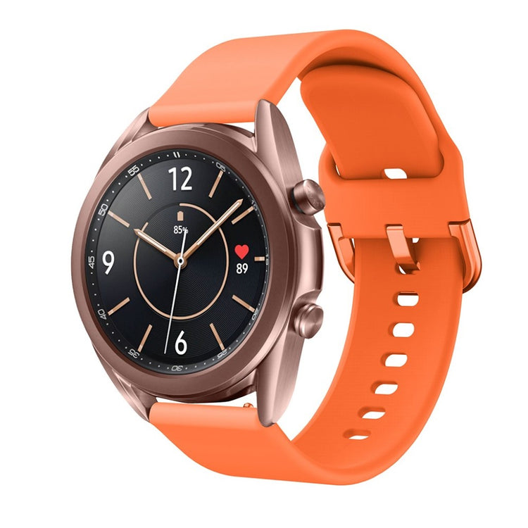 Helt vildt godt Samsung Galaxy Watch 3 (41mm) Silikone Rem - Orange#serie_3