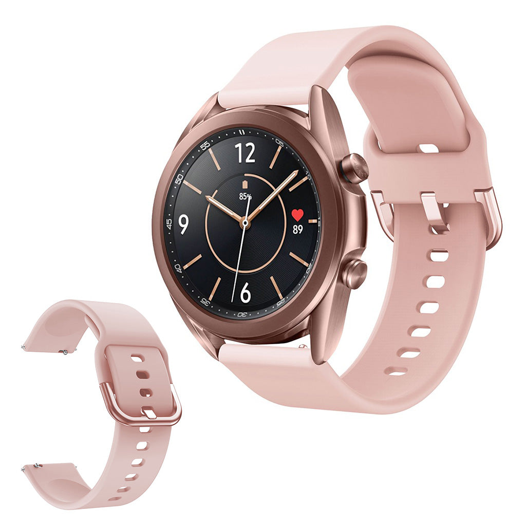 Helt vildt godt Samsung Galaxy Watch 3 (41mm) Silikone Rem - Pink#serie_4