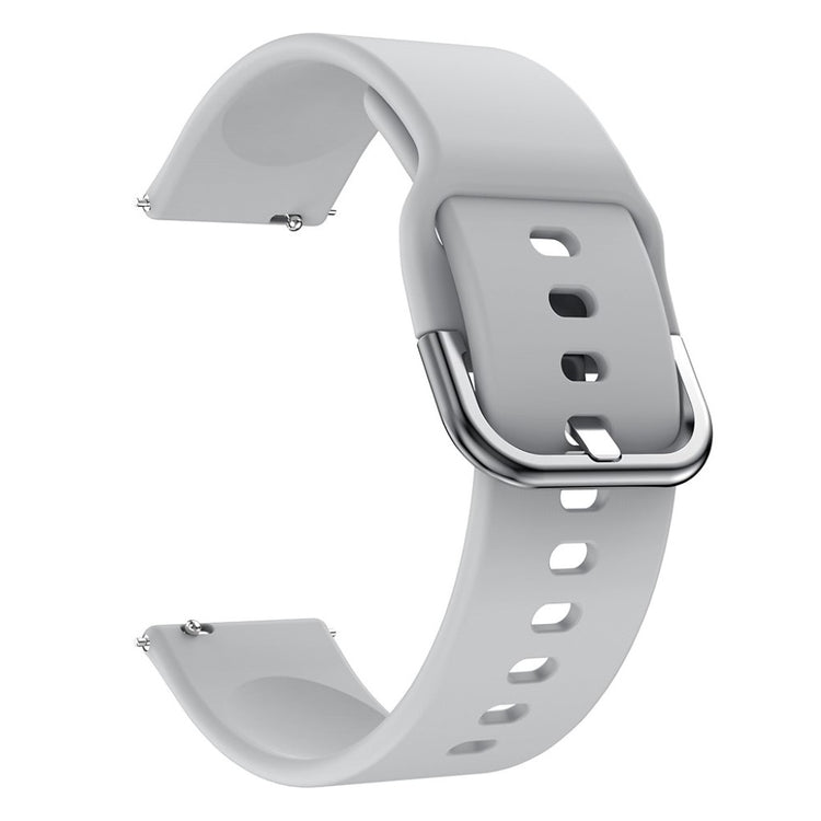 Helt vildt godt Samsung Galaxy Watch 3 (41mm) Silikone Rem - Sølv#serie_6