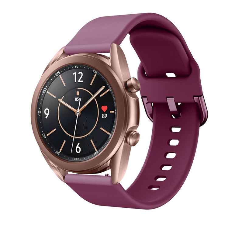 Helt vildt godt Samsung Galaxy Watch 3 (41mm) Silikone Rem - Rød#serie_7