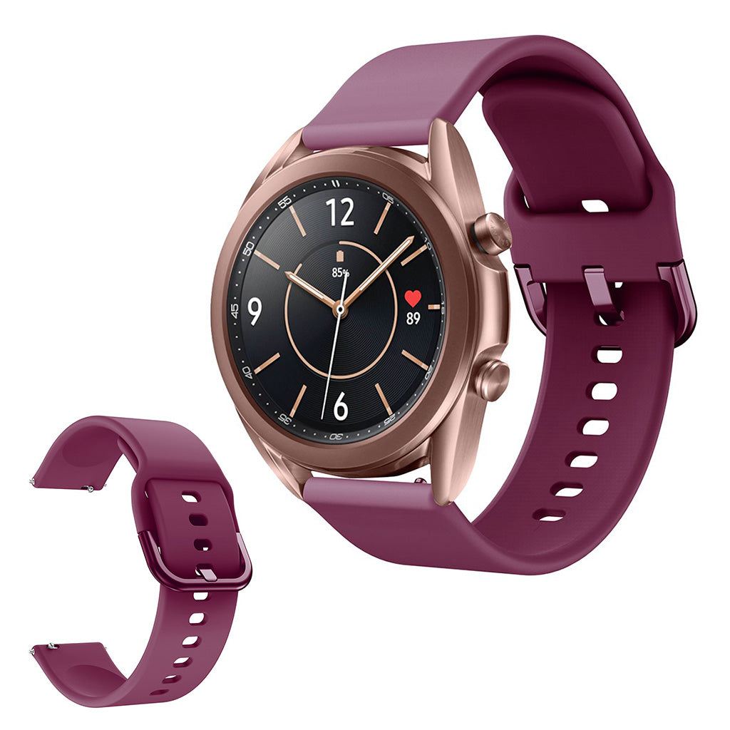 Helt vildt godt Samsung Galaxy Watch 3 (41mm) Silikone Rem - Rød#serie_7