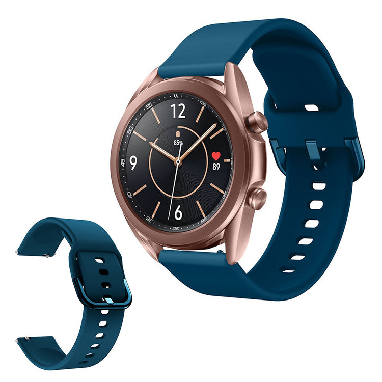 Helt vildt godt Samsung Galaxy Watch 3 (41mm) Silikone Rem - Grøn#serie_9