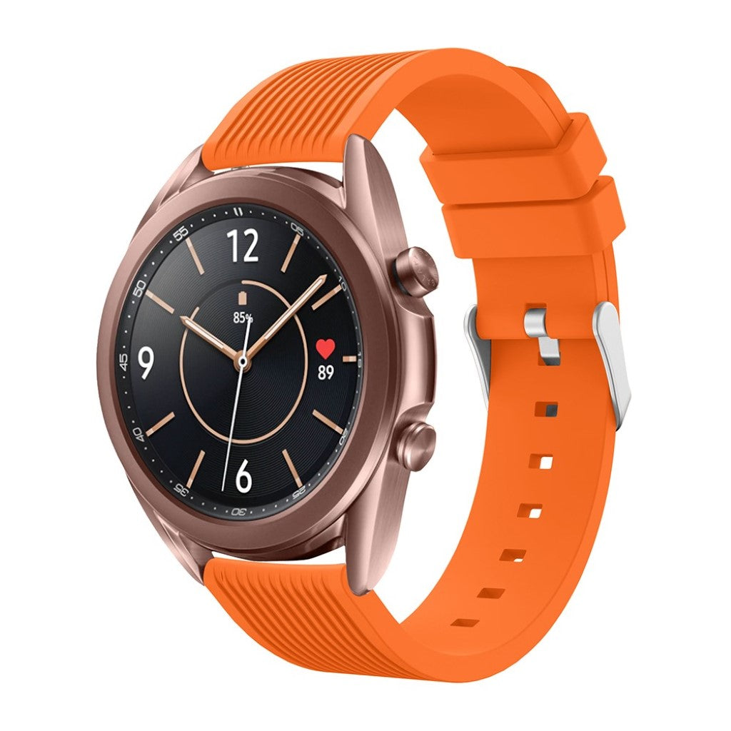 Rigtigt pænt Samsung Galaxy Watch 3 (41mm) Silikone Rem - Orange#serie_3