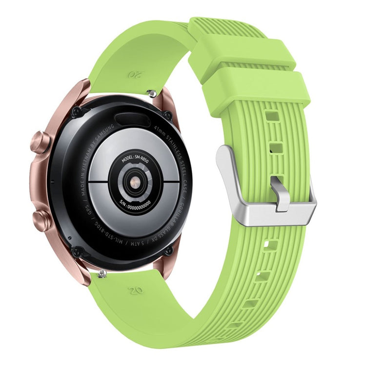 Rigtigt pænt Samsung Galaxy Watch 3 (41mm) Silikone Rem - Grøn#serie_7