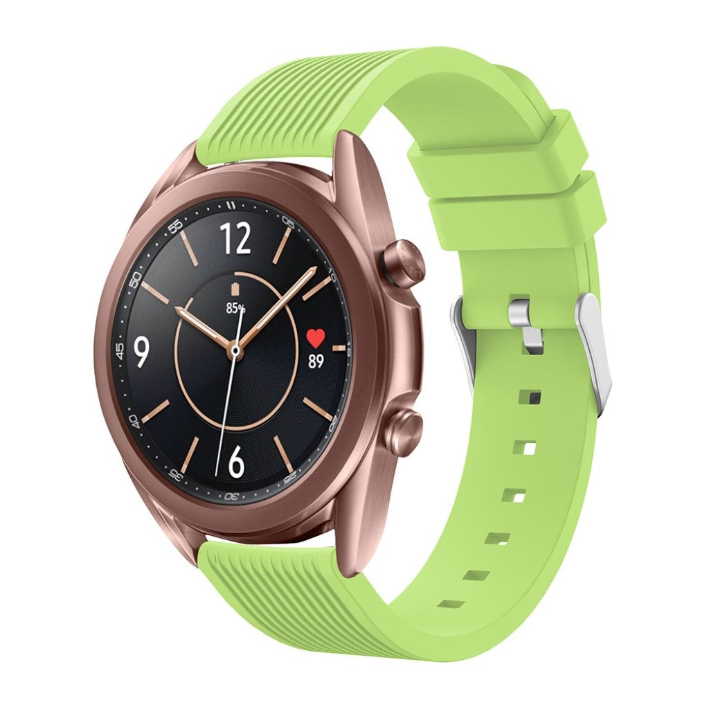 Rigtigt pænt Samsung Galaxy Watch 3 (41mm) Silikone Rem - Grøn#serie_7
